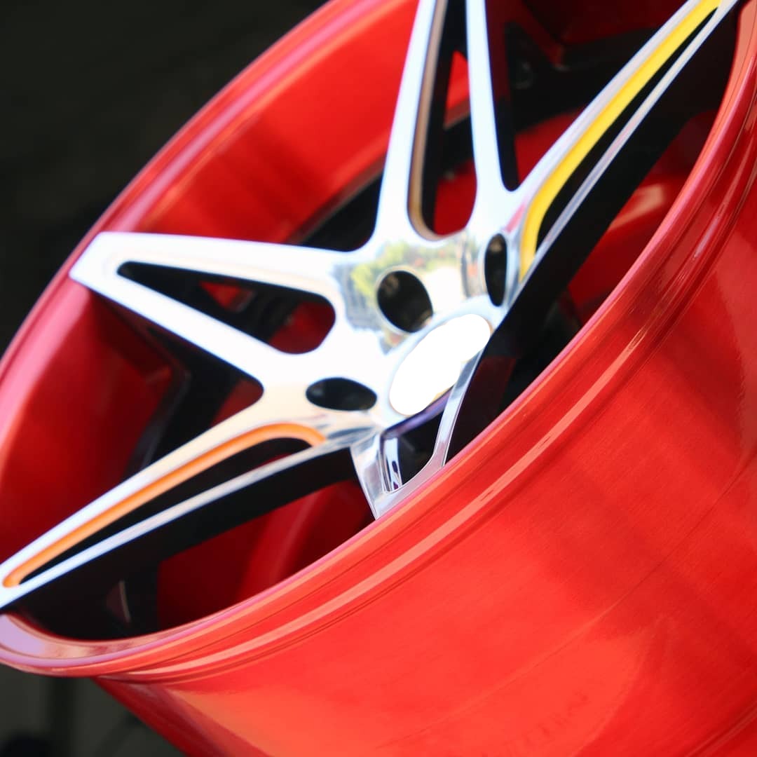 عجلات مصقولة مكونة من 3 قطع لما بعد البيع لسيارة FERRARI FF