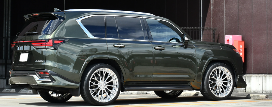 ما بعد البيع 2 قطعة 2 قطعة عجلات مزورة لكزس LX600 2021+