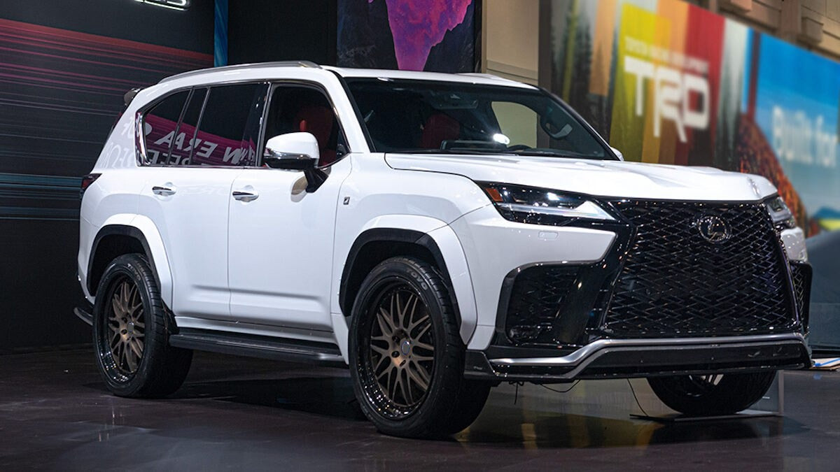 عجلات مزورة مكونة من 3 قطع لما بعد البيع لسيارة لكزس LX600 2021+
