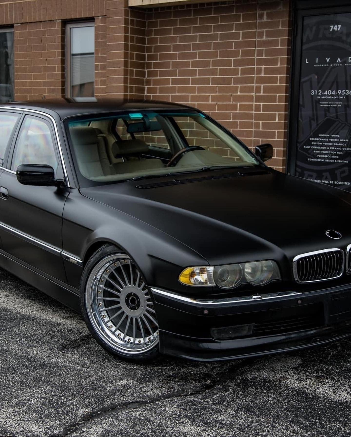 عجلات مطروقة مكونة من 3 قطع لسيارة BMW E34 E38 5 SERIES 7 SERIES