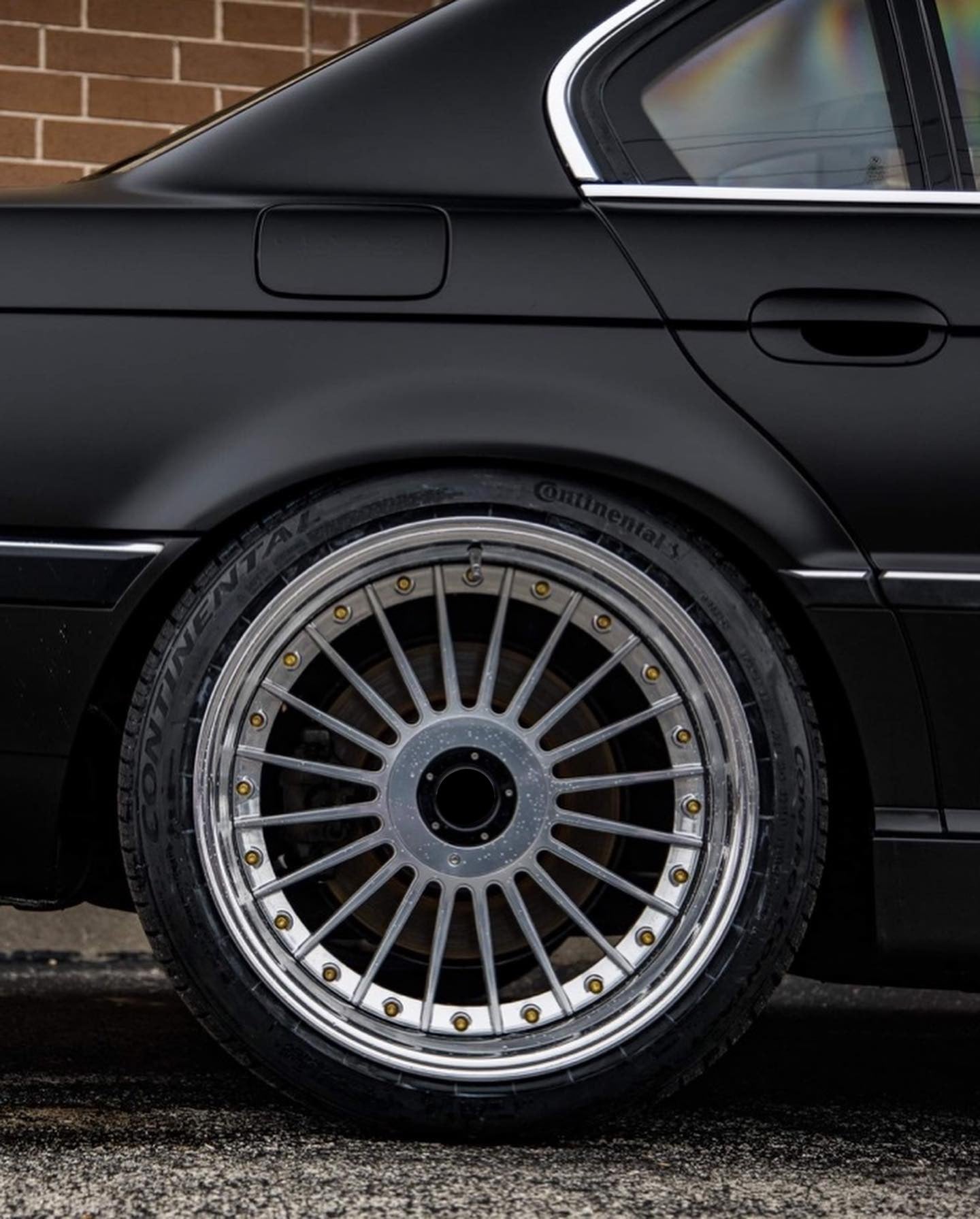 عجلات مطروقة مكونة من 3 قطع لسيارة BMW E34 E38 5 SERIES 7 SERIES