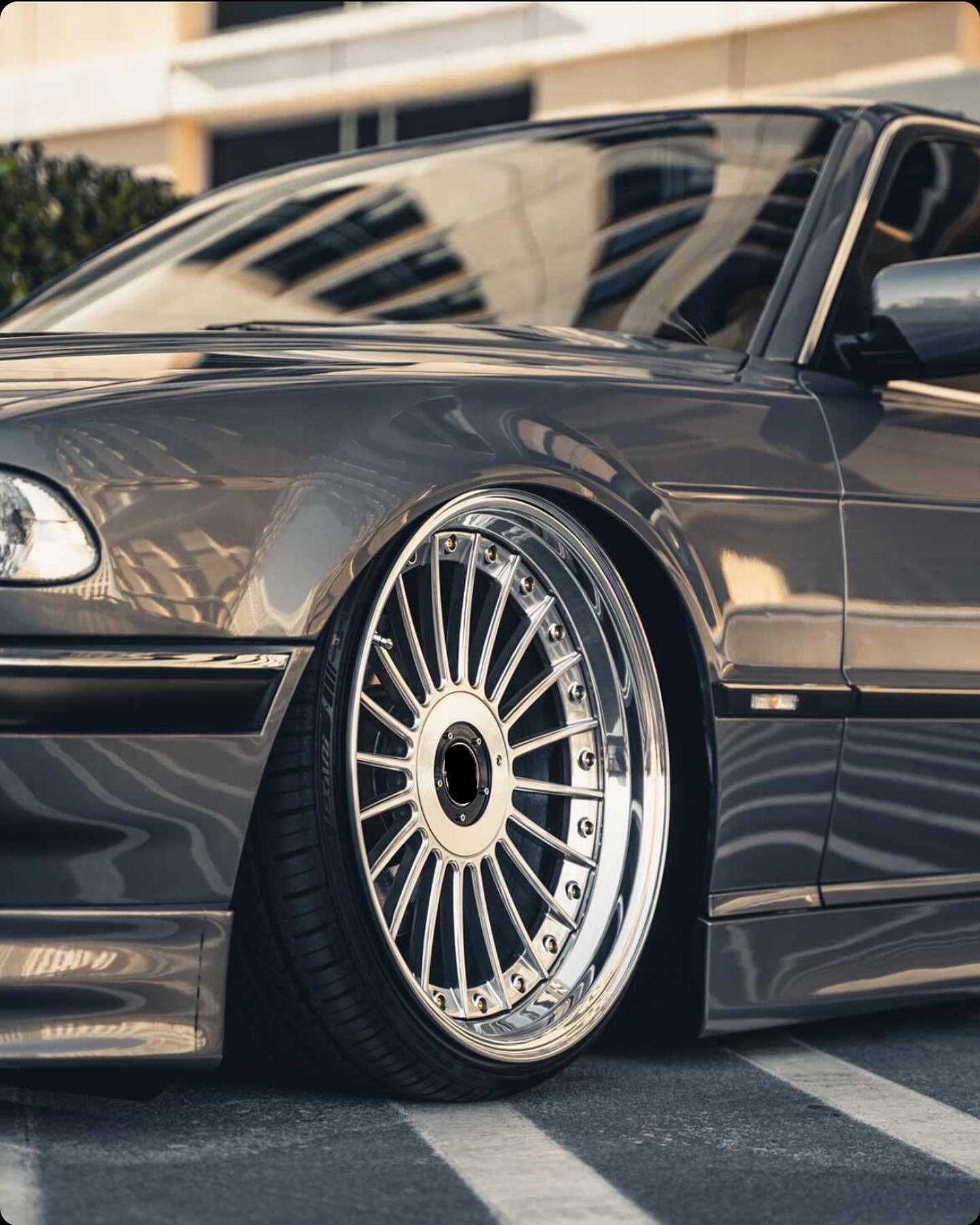 عجلات مطروقة مكونة من 3 قطع لسيارة BMW E34 E38 5 SERIES 7 SERIES