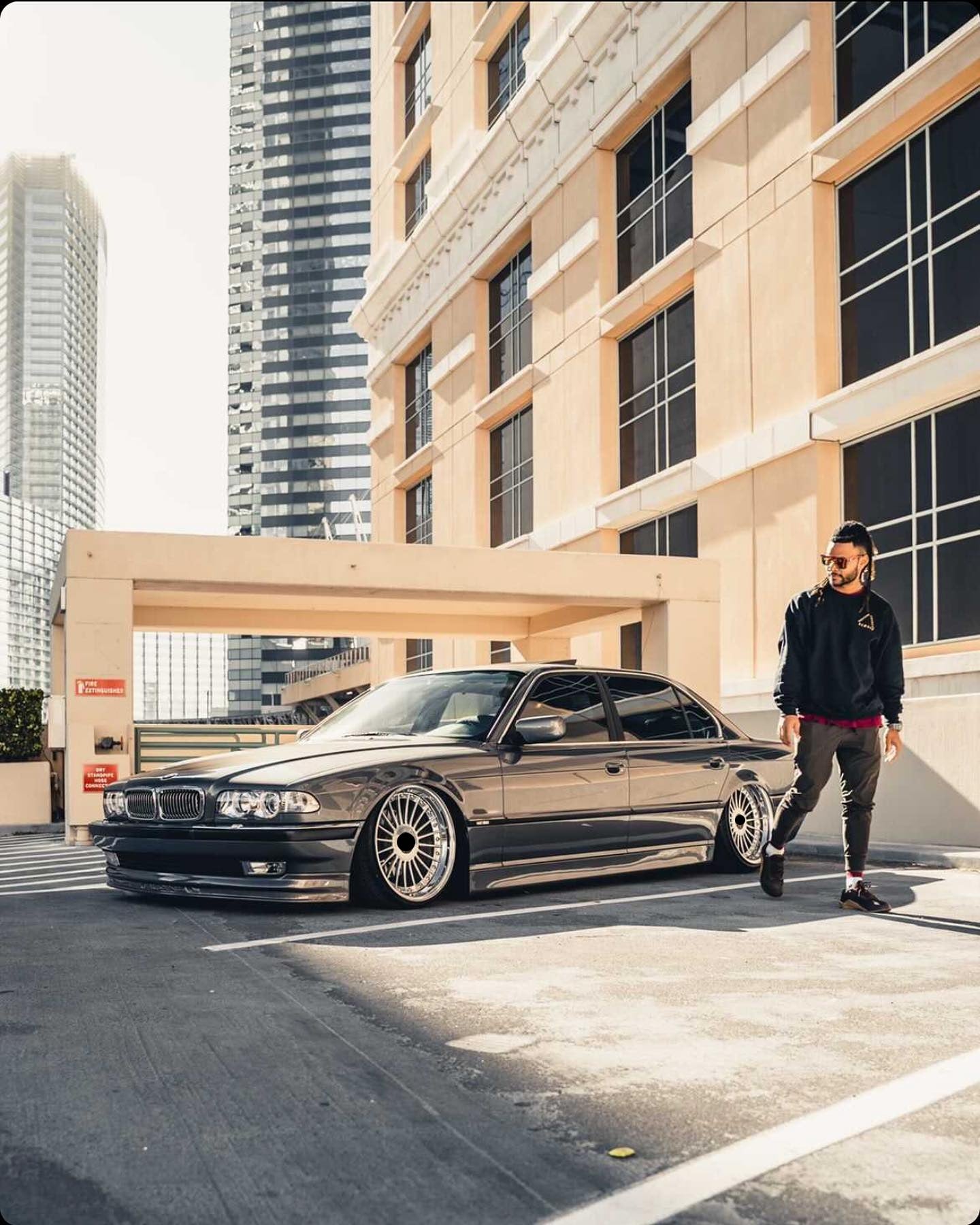 عجلات مطروقة مكونة من 3 قطع لسيارة BMW E34 E38 5 SERIES 7 SERIES