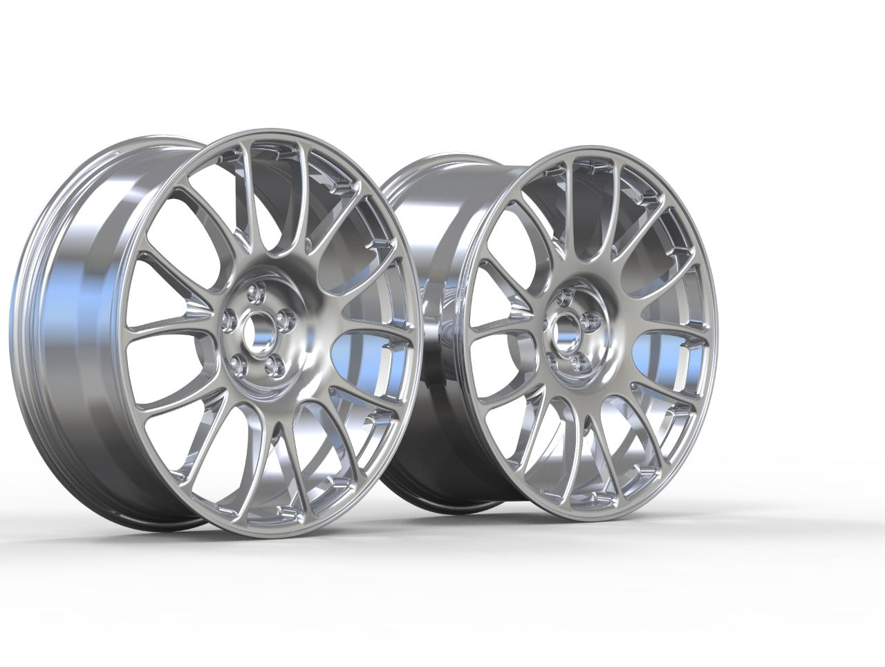 We produced premium quality forged wheels rims for FERRARI F360 Our wheels sizes: Front 19 x 8 ET 28 Rear 19 x 10 ET 30 Finishing: Gun Metal Dark Forged wheels can be produced in any wheel specs by your inquiries and we can provide our specs