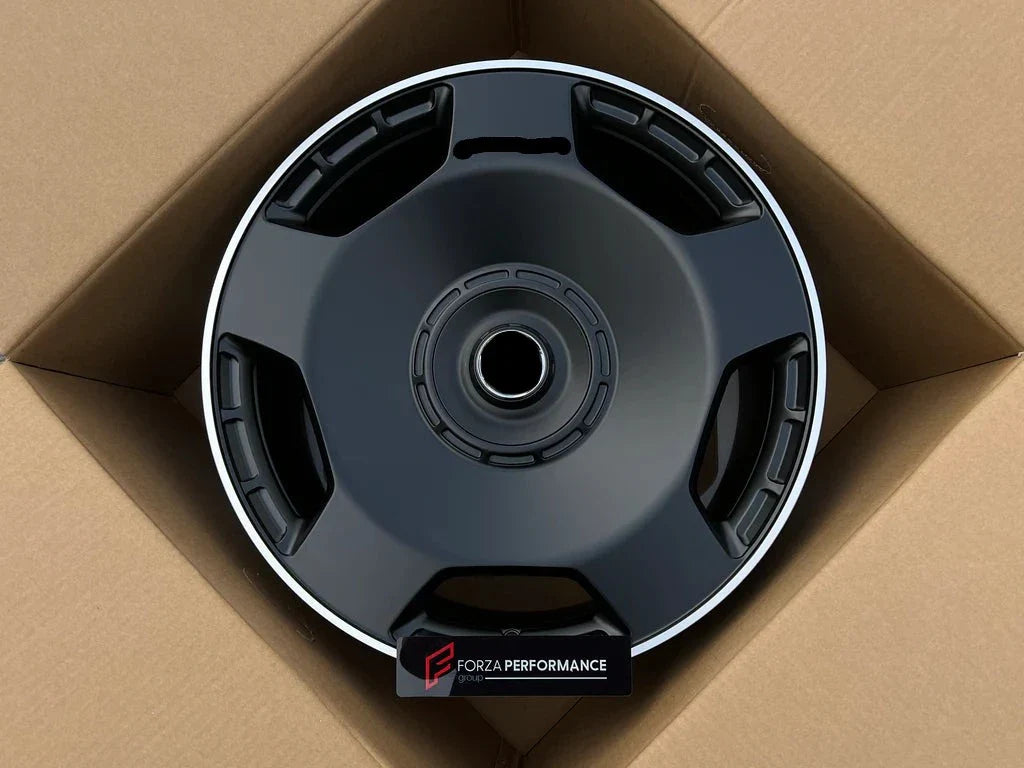 AMG GT OEM WHEELS We produced premium quality forged wheels rims for MERCEDES BENZ E CLASS E450 COUPE C238 Our wheels sizes: Front 20 x 8 ET 43 Rear 20 x 9 ET 49 Finishing: Matt Black Forged wheels can be produced in any wheel specs by your inquiries and we can provide our specs