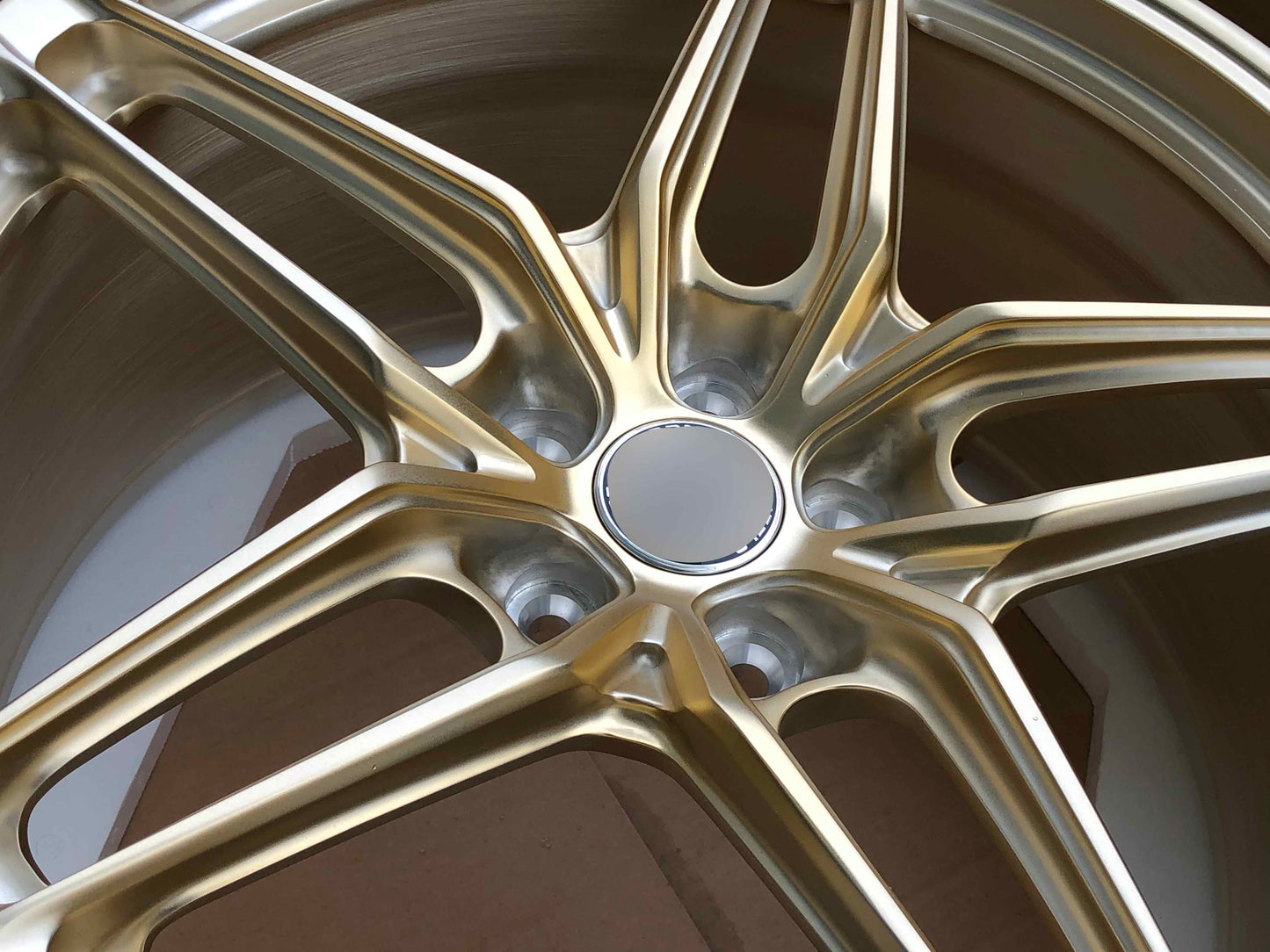 HRE P107SC FORGED WHEELS FOR MCLAREN 720S Frozen Gold color