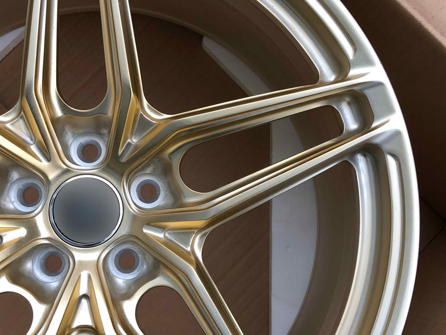 HRE P107SC FORGED WHEELS FOR MCLAREN 720S Frozen Gold color