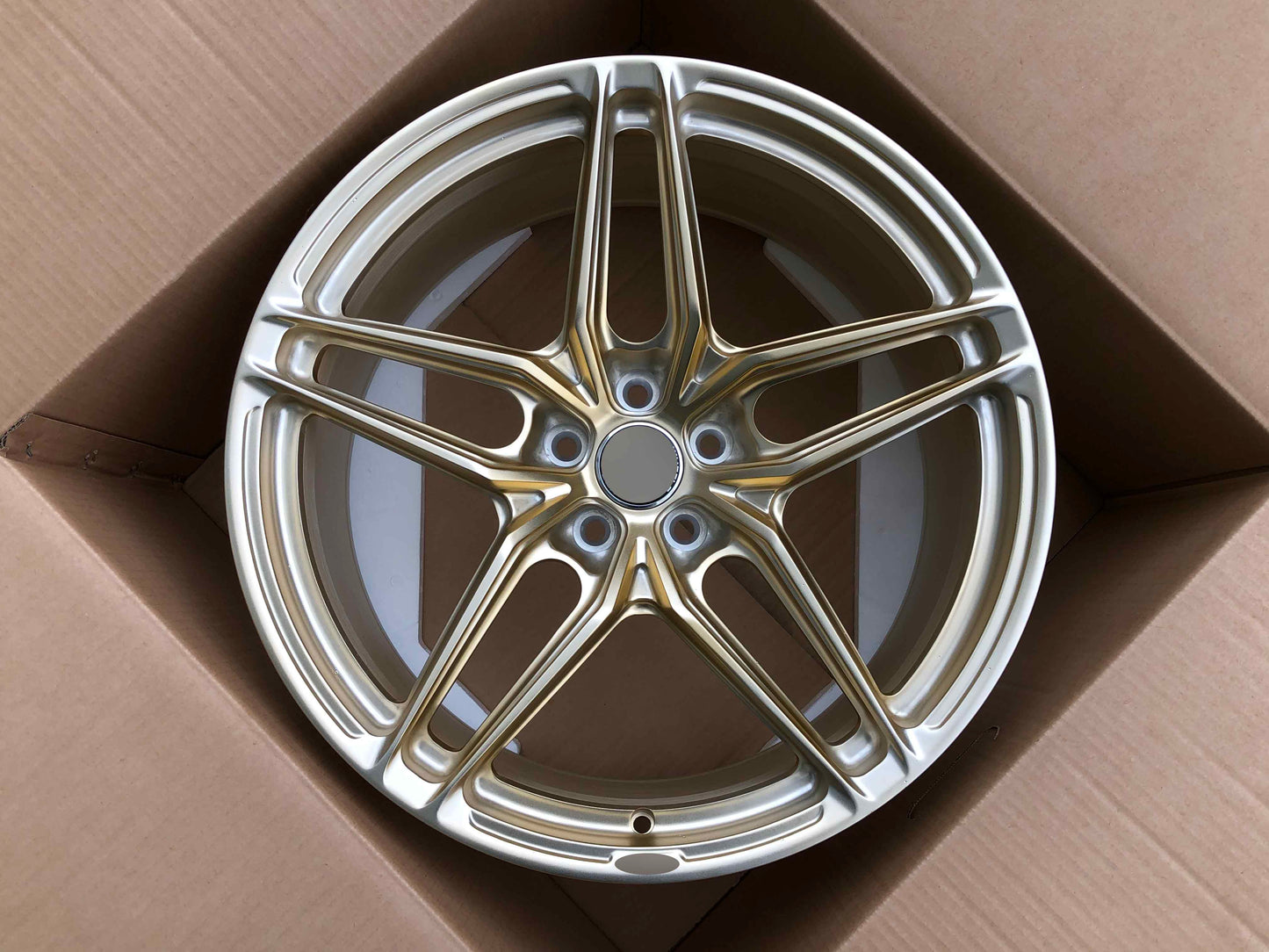 HRE P107SC FORGED WHEELS FOR MCLAREN 720S Frozen Gold color