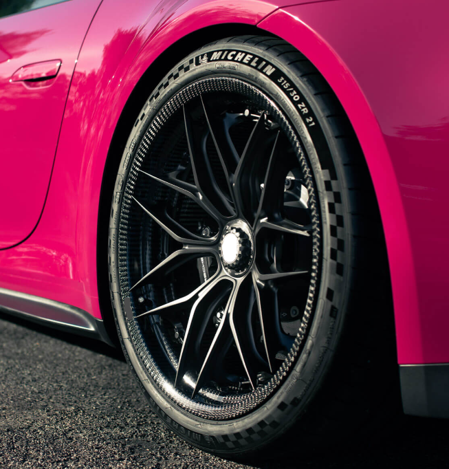 عجلات مزورة مكونة من 3 قطع لما بعد البيع لسيارة PORSCHE 991 992 GT3