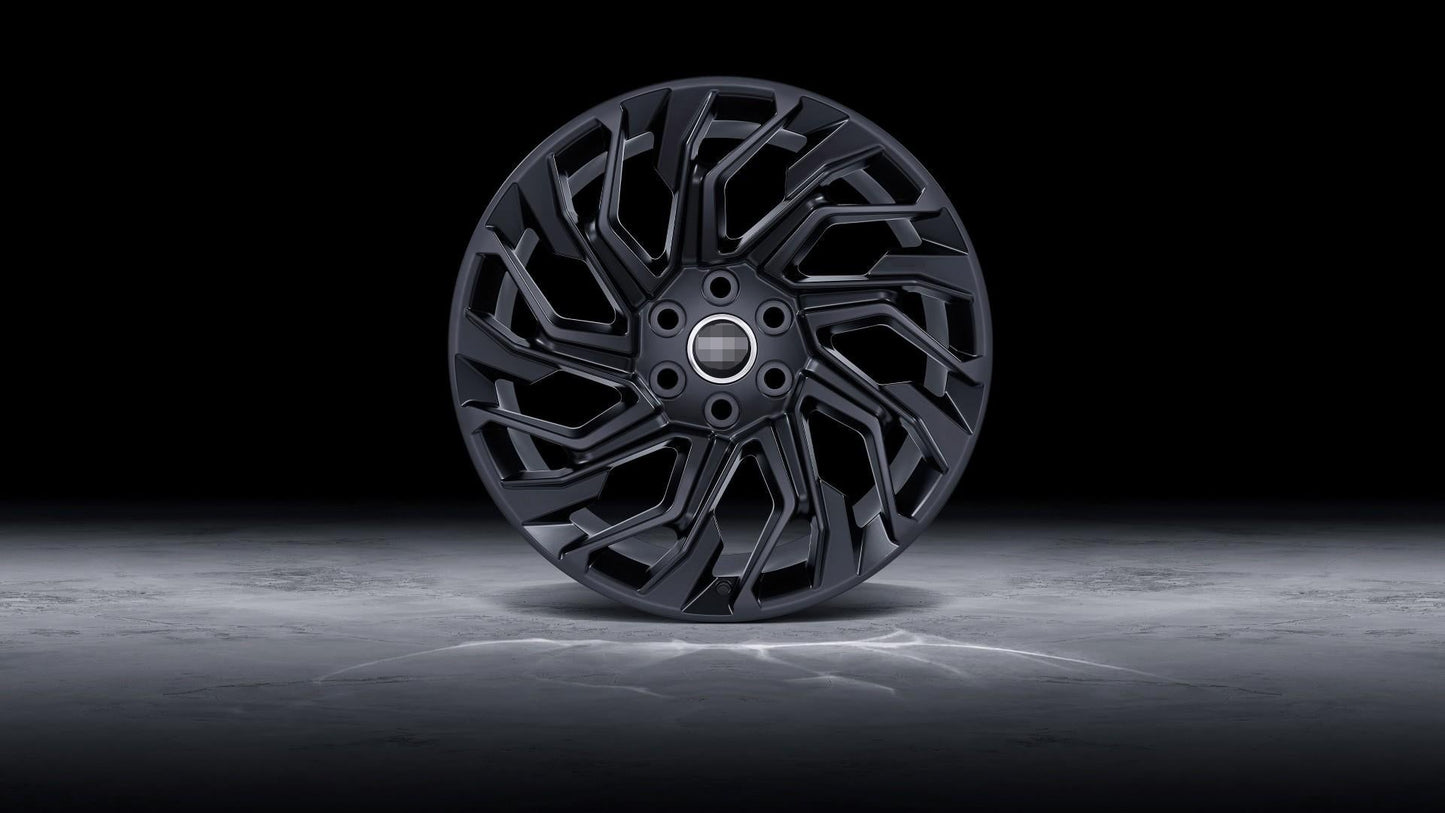KHANN We manufacture premium quality forged wheels rims for TOYOTA LAND CRUISER 300 LC 300 in any design, size, color. Wheels size: 22 x 10 ET 23 PCD: 6 X 139.7 CB: 95.1 Forged wheels can be produced in any wheel specs by your inquiries and we can provide our specs