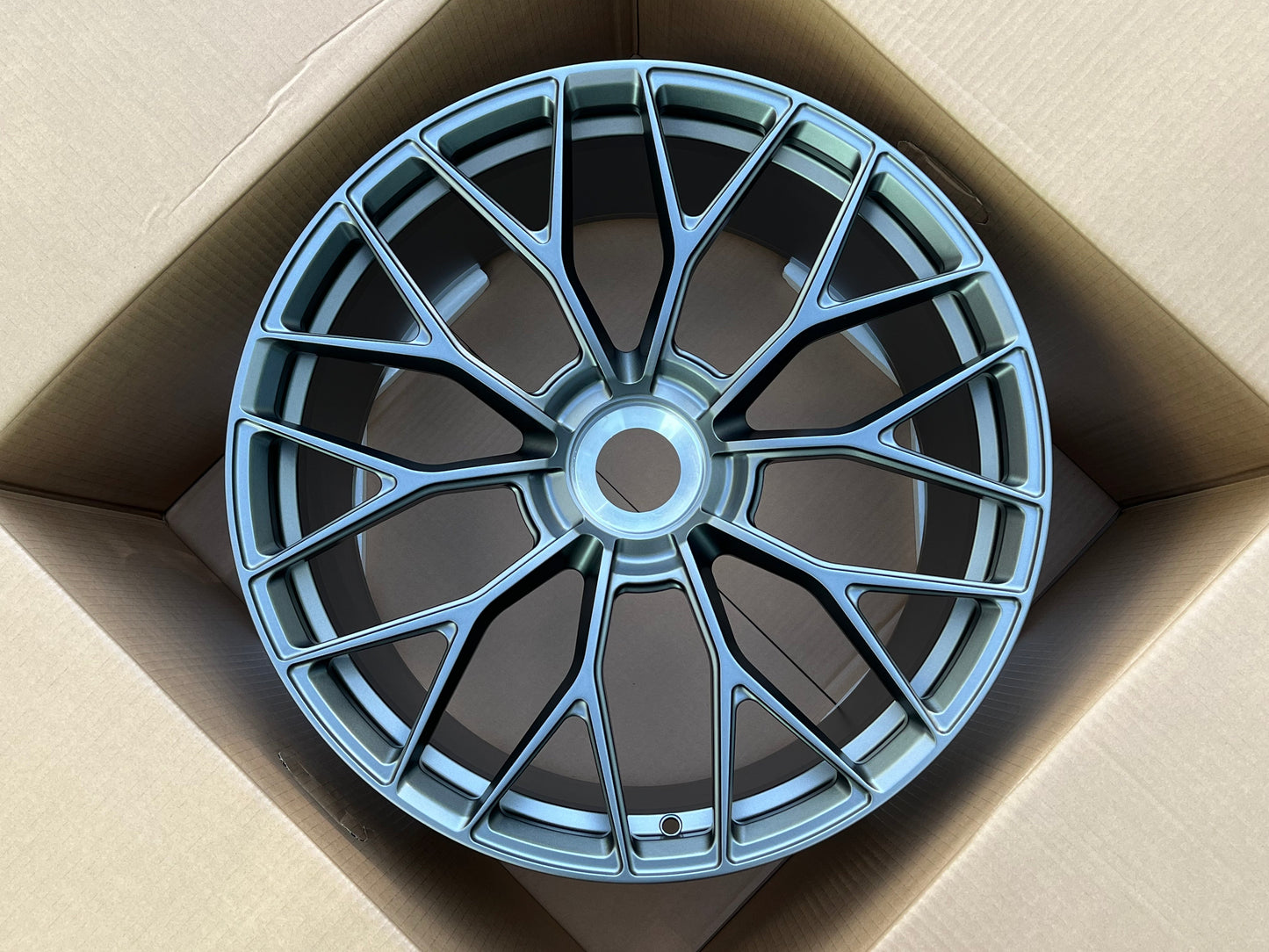 We manufacture premium quality forged wheels rims for PORSCHE 911 992 GTS TARGA TURBO S GT3 in any design, size, color. Wheels size: in 20 x 9 ET 46 in 21 x 12 ET 64 PCD: CENTERLOCK CB: CENTERLOCK FINISH: MATTE BLACK Forged wheels can be produced in any wheel specs by your inquiries and we can provide our specs