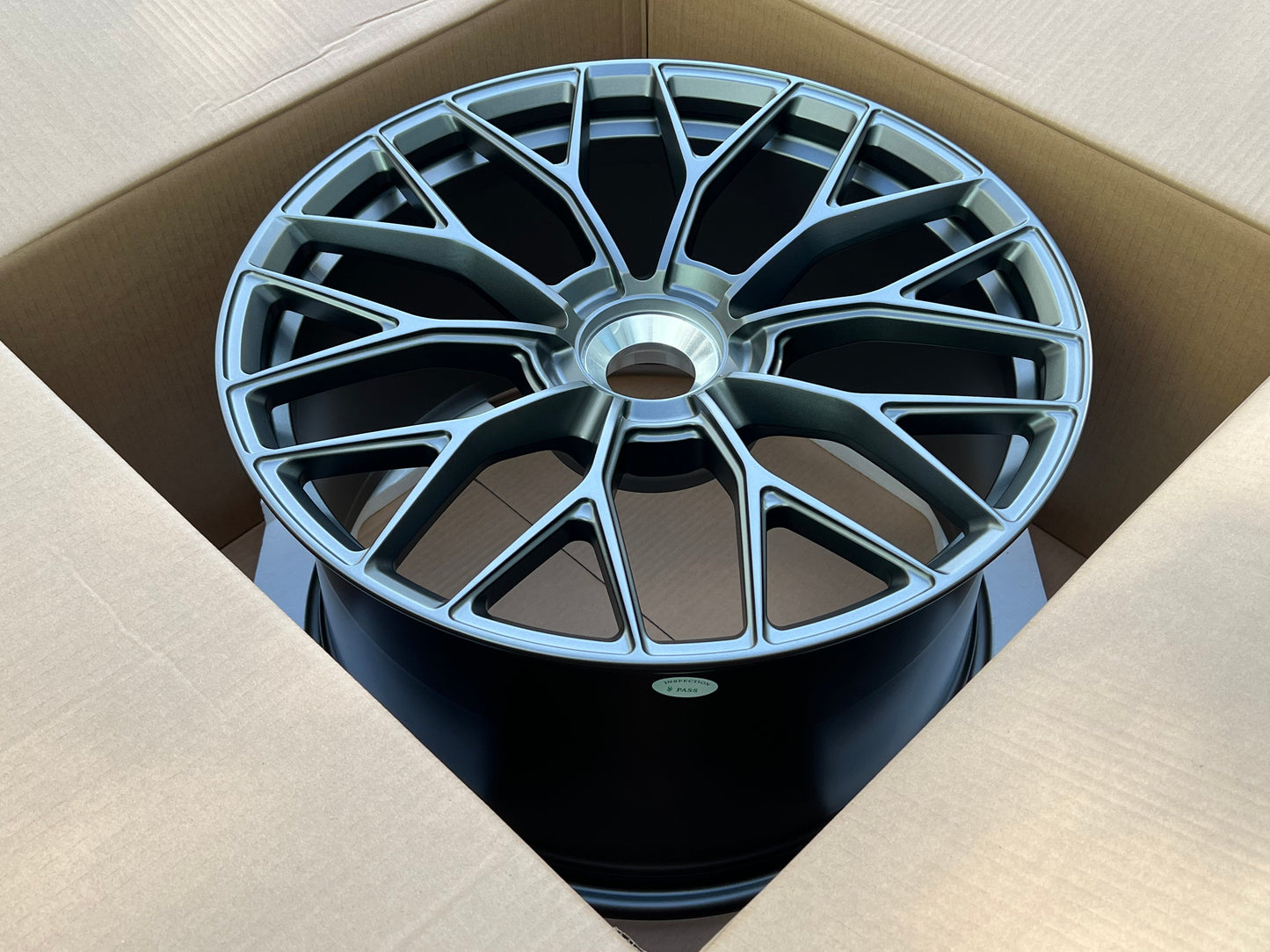 We manufacture premium quality forged wheels rims for PORSCHE 911 992 GTS TARGA TURBO S GT3 in any design, size, color. Wheels size: in 20 x 9 ET 46 in 21 x 12 ET 64 PCD: CENTERLOCK CB: CENTERLOCK FINISH: MATTE BLACK Forged wheels can be produced in any wheel specs by your inquiries and we can provide our specs