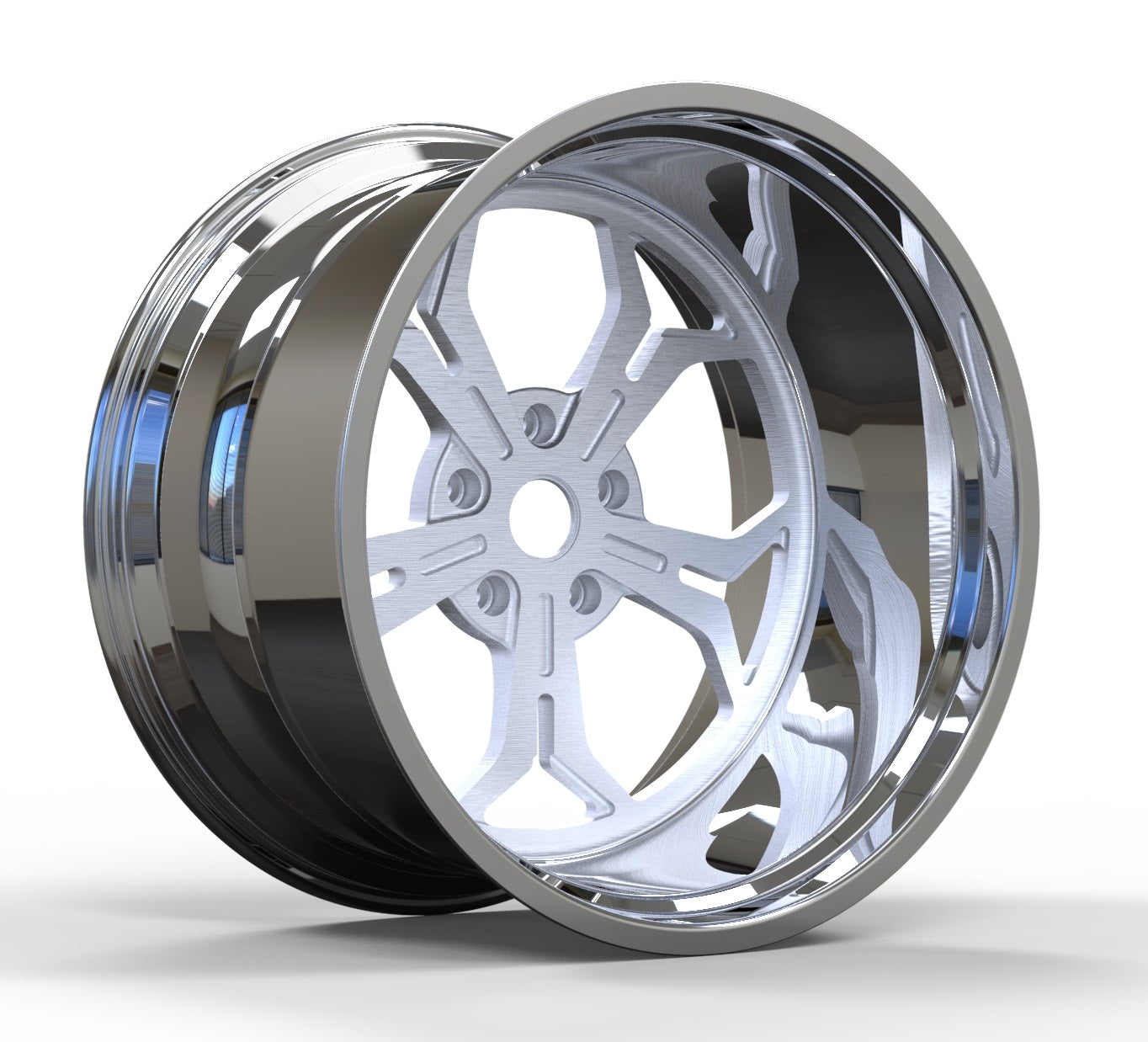 We manufacture premium quality forged wheels rims for Chevrolet Silverado 1500 K2XX in any design, size, color. Wheels size: Front 22 x 9 ET 24 Rear 22 x 9 ET 24 PCD: 6 x 139,7 CB: 78,1 Forged wheels can be produced in any wheel specs by your inquiries and we can provide our specs