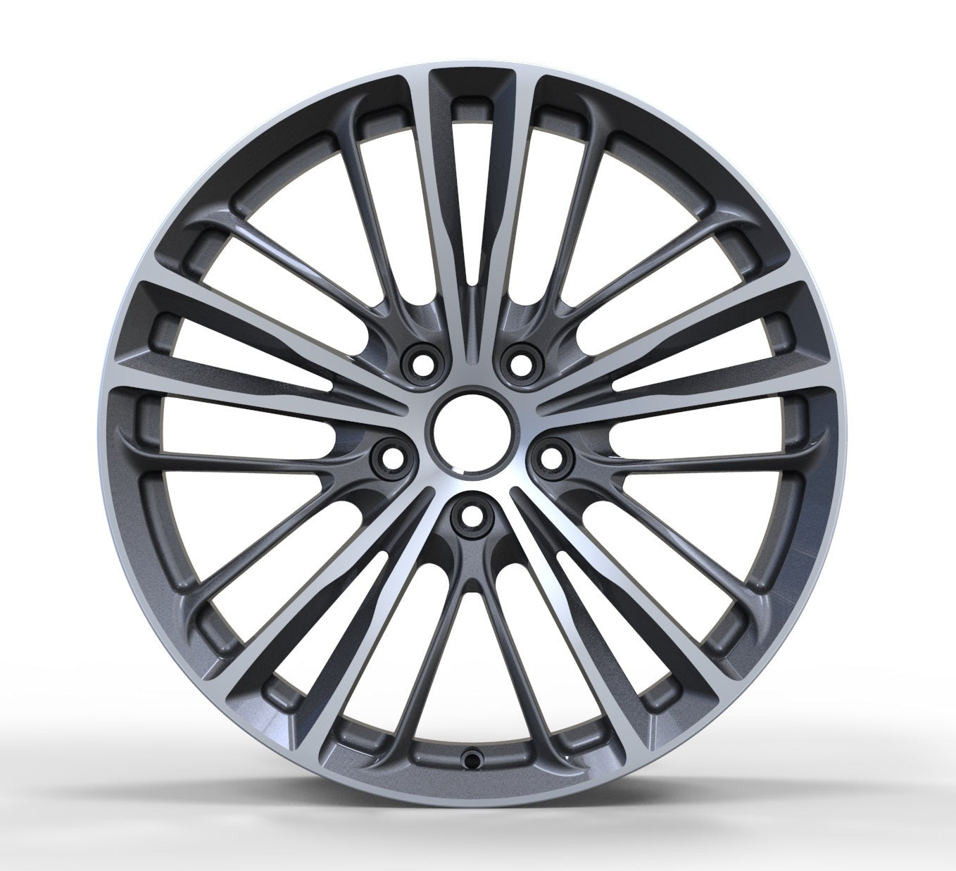We manufacture premium quality forged wheels rims for CADILLAC ESCALADE GMT1XX 2021+ in any design, size, color. Wheels size: 22 x 9 ET 28 PCD: 6 X 139.7 CB: 78.1 Forged wheels can be produced in any wheel specs by your inquiries and we can provide our specs Compared to standard alloy cast wheels, forged wheels have the highest strength-to-weight ratio; they are 20-25% lighter while maintaining the same load factor. Finish: brushed, polished, chrome, two colors, matte, satin, gloss