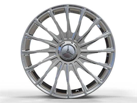 We manufacture premium quality forged wheels rims for   MERCEDES BENZ G CLASS W464 W463A 2018+ in any design, size, color.  Wheels size: 22 x 10 ET 36  PCD: 5 X 130  CB: 84.1  Forged wheels can be produced in any wheel specs by your inquiries and we can provide our specs   Compared to standard alloy cast wheels, forged wheels have the highest strength-to-weight ratio; they are 20-25% lighter while maintaining the same load factor.  Finish: brushed, polished, chrome, two colors, matte, satin, gloss